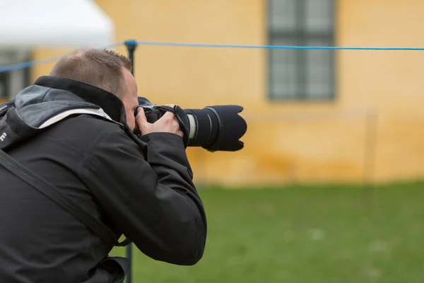 Photographer at work — Stock Photo, Image