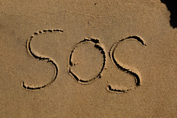 SOS Sign — Stock Photo, Image