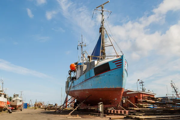 Fishing vessel in dock