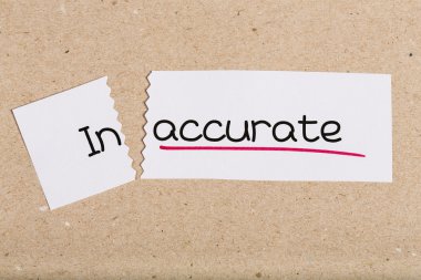 Word yanlış işaretiyle içine doğru döndü