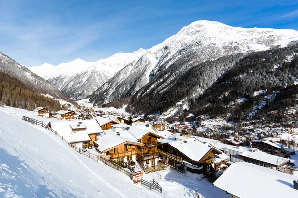 Estación de esquí Soelden — Foto de Stock