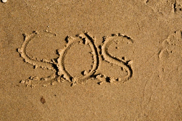 SOS znamení — Stock fotografie