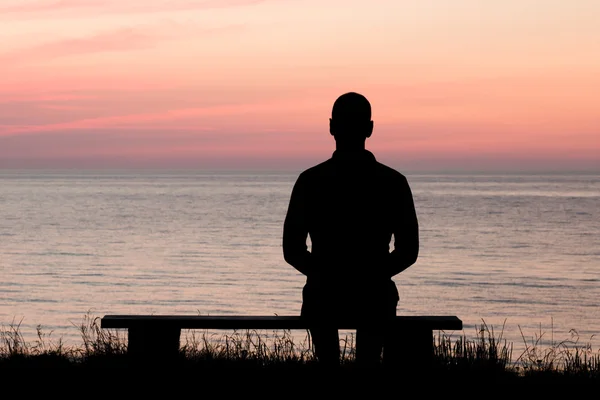 Lonely guy — Stock Photo, Image