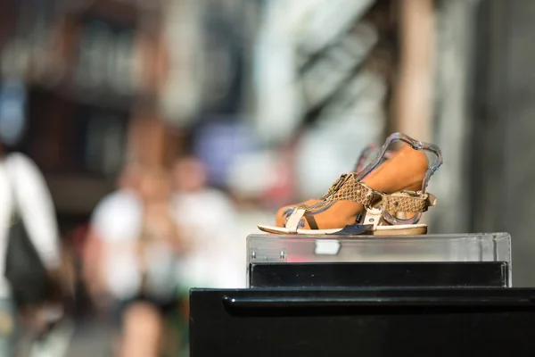 Schoenen op display — Stockfoto