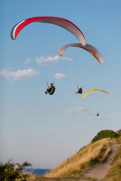 Skärmflygning — Stockfoto