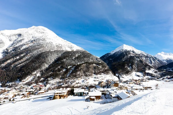 Soelden resort de esqui — Fotografia de Stock