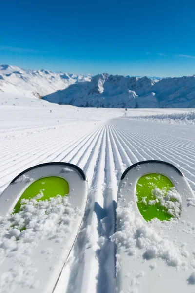 Consigli di sci sulle piste da sci — Foto Stock