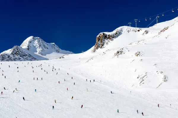 Großes Skigebiet — Stockfoto