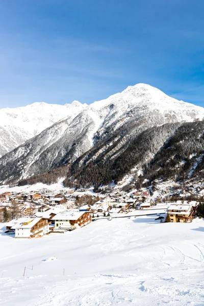 Ski resort Soelden — Stock Photo, Image