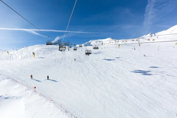 Wyciąg narciarski w Soelden — Zdjęcie stockowe