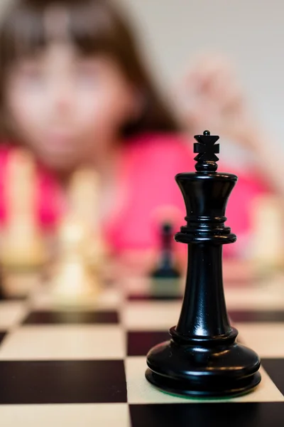 Дитяча шахова дошка — стокове фото