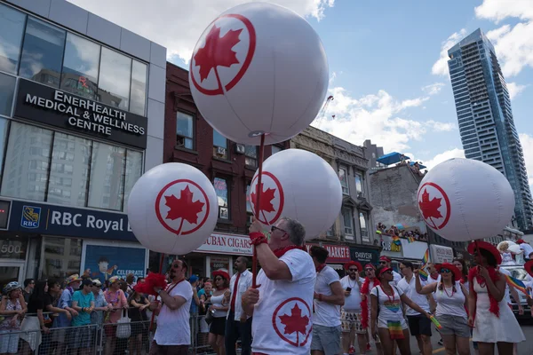 Desfile do Orgulho de Toronto 2016 — Fotografia de Stock