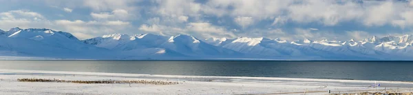 Panorama över namnsö sjö i tibet — Stockfoto