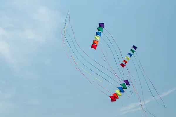 Vliegers in de lucht — Stockfoto