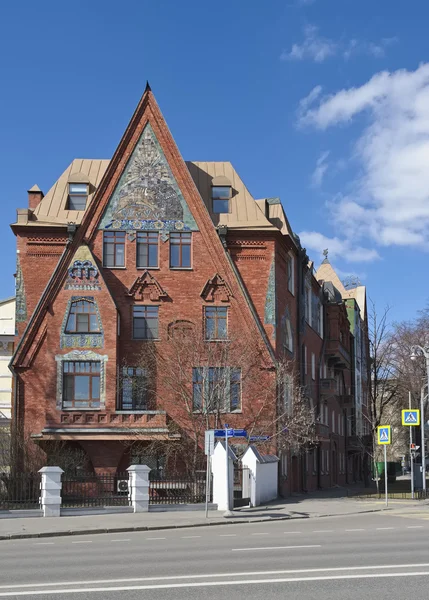 Karlı House Z.A. Pertsov, 1905-1097 yıllarında soymonovsky cadde ve Prechistenskaya gezinti yolu, Ders alleyway, 1, kültürel mirasın bir nesne üzerinde inşa