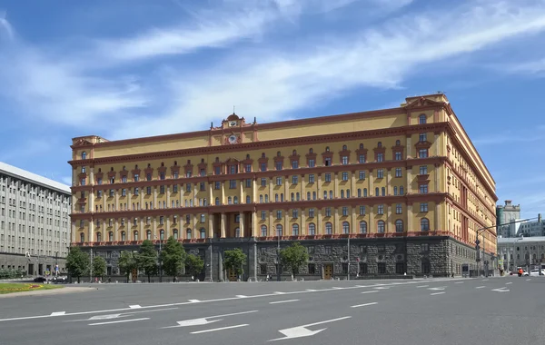 Το κεντρικό κτήριο του η ομοσπονδιακή υπηρεσία πληροφοριών της Ρωσίας, Οδός Bolshaya Lubyanka, σπίτι 1 — Φωτογραφία Αρχείου