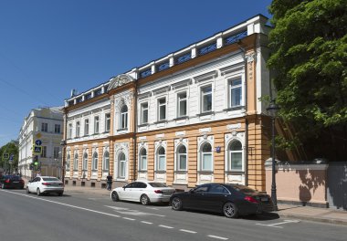Eski bir malikane içinde Rusya Federasyonu'nda İspanyolca Büyükelçiliği binası, 1876 yılında, Bolshaya Nikitskaya Street, 50/8 inşa