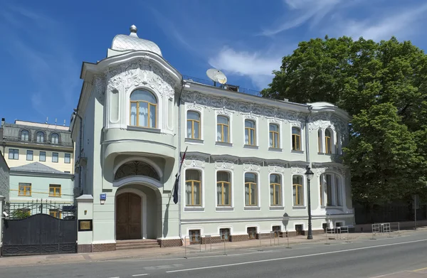 Mısır Büyükelçisi köşkü bina, 1902-1903'te inşa edilmiş eski konak içeride Recca, mimar G.A. Gelrite, Bolshaya Nikitskaya Street, 56