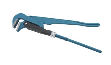 Boru Anahtarı beyaz arkaplanda izole edildi