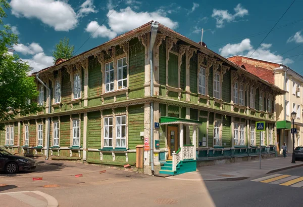 Monumento Architettura Edificio Ospedaliero Legno Del Dipartimento Myasnitsky Dell Ospedale — Foto Stock
