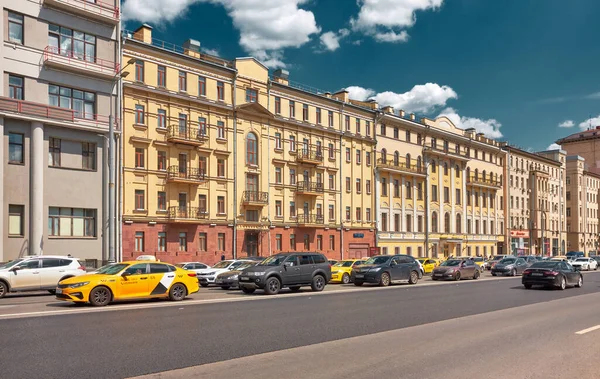 Sadowaja Tschernogrjasskaja Straße Blick Auf Wohn Und Nichtwohnhäuser Aus Den — Stockfoto