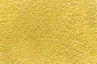 Millet arkaplan, tahıl ürünleri, sağlıklı beslenme kavramı.