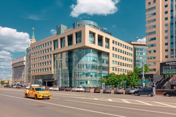 Building Russian Universal Bank Rosbank View Academician Sakharov Avenue Business — Stock Photo, Image