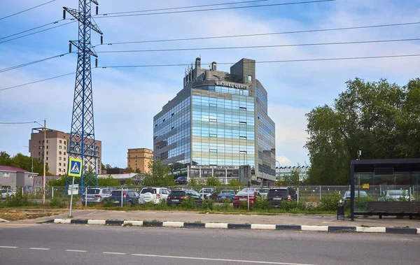 Região Moscou Vista Moderno Centro Negócios Chaika Centro Cidade Zhukovsky — Fotografia de Stock