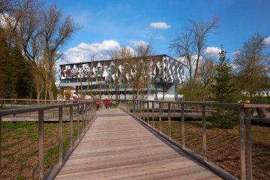 Business Technograd, Pavilion N38 Girişimcilik, eğitim merkezi ve girişimcilerin desteği, VDNH: Moskova, Rusya - 07 Mayıs 2021