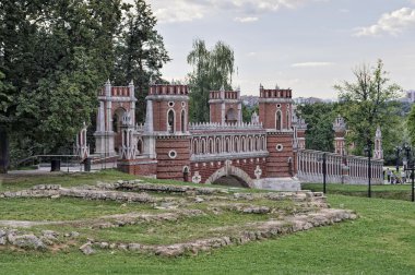Müze-Emlak Tsaritsyno Bridge'de düşündüm