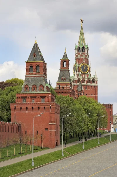 Вид на Московский Кремль и Васильевский спуск — стоковое фото