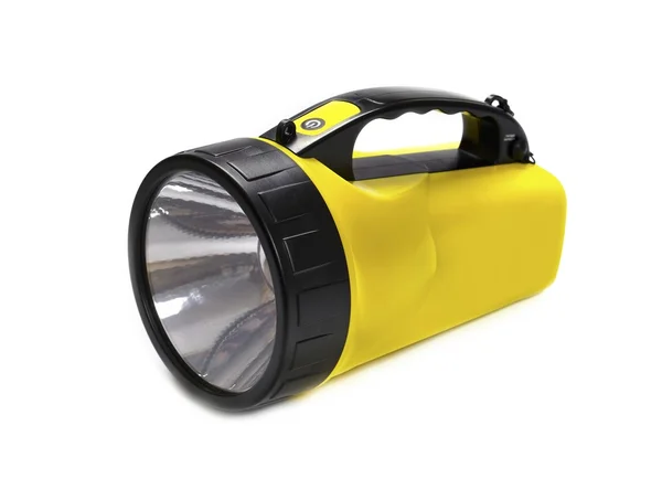 Flashlight LED, yellow — Stock Photo, Image