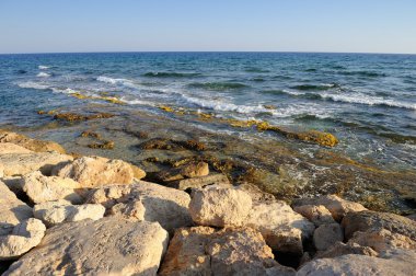 Akşam deniz manzarası, Asya, Kıbrıs