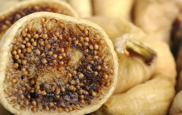 Dried figs closeup — Stock Photo, Image