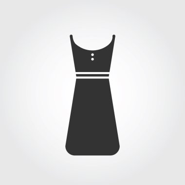 Elbise simgesi, düz tasarım