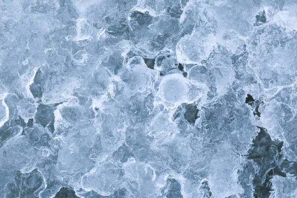 Textura Fondo Hielo Azul Frío —  Fotos de Stock