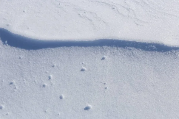 Achtergrond Textuur Van Koude Winter Sneeuw — Stockfoto