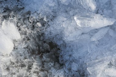 Soğuk mavi buzun arkaplan dokusu