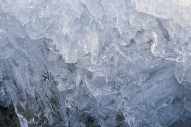 Soğuk mavi buzun arkaplan dokusu