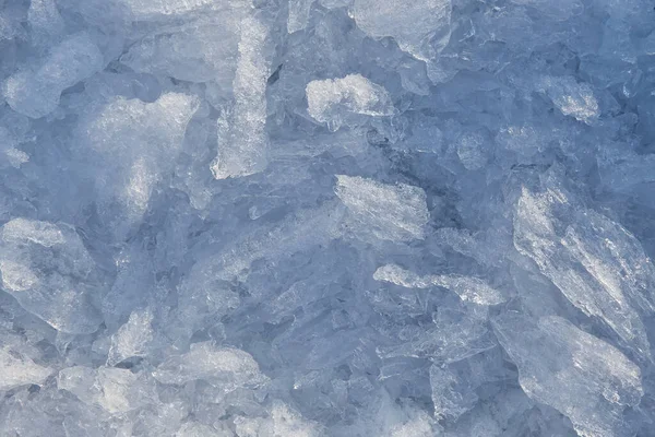 Texture Fond Glace Bleue Froide — Photo