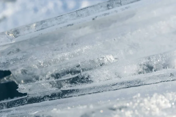 Soğuk Mavi Buzun Arkaplan Dokusu — Stok fotoğraf