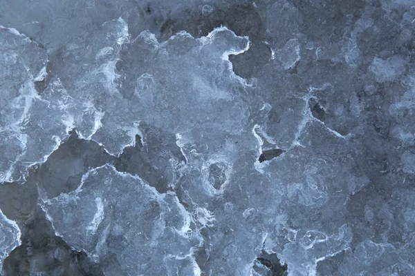 Textura Fondo Hielo Azul Frío —  Fotos de Stock