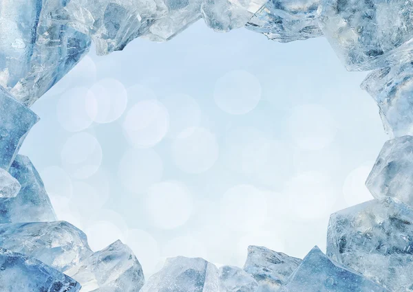 Фон льда — стоковое фото
