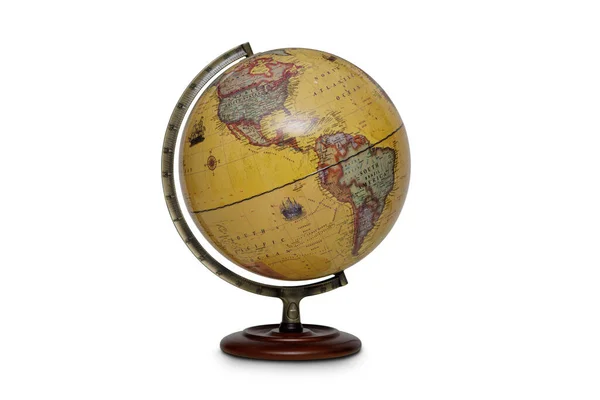 Monde Terre Globe Sur Fond Blanc Inclus Chemin Coupe Images De Stock Libres De Droits