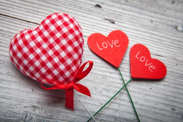 Dia dos Namorados fundo com corações — Fotografia de Stock