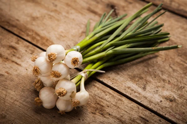 Hög med färsk lök — Stockfoto