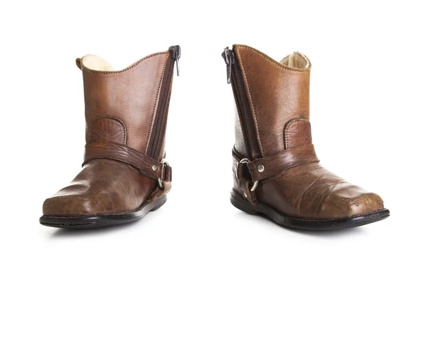 Leather Cowboy shoes — Stock Photo, Image