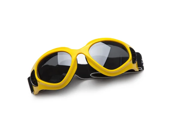Sarı Kayak gözlüğü — Stok fotoğraf