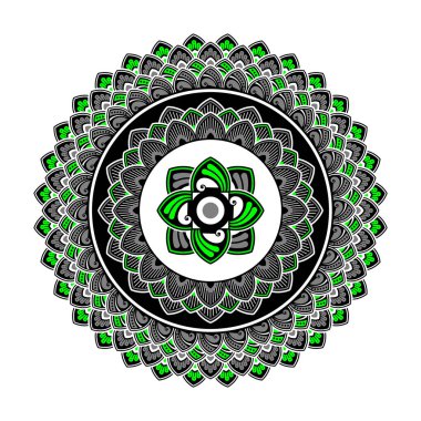 mandala tasarım vektör çizimi