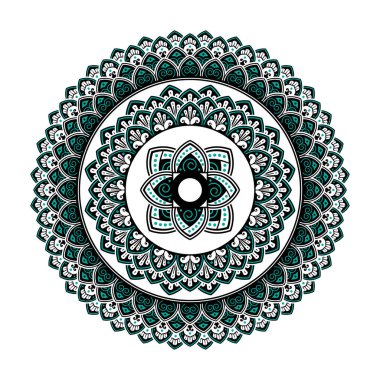 mandala tasarım vektör çizimi